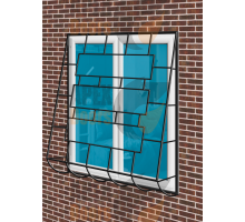 Дутая сварная решетка модель №62